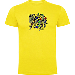 Kruskis CA65500203K024 Футболка с коротким рукавом Mad Octopus Желтый Lemon Yellow M