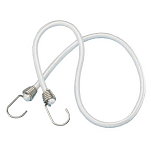 Euromarine 000711 Sandow Ocean 120 cm Крючок из нержавеющей стали. эластичная веревка 2 единицы Серебристый White 10 mm