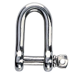 Plastimo 29754 D Кованая скоба Серебристый Stainless Steel 12 mm 