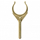 Уключина / полированная латунь