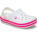 Купить Crocs 207005-6wu-c7 Деревянные башмаки Band T White / Pink Crush 35x25x15 EU 23 7ft.ru в интернет магазине Семь Футов