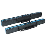 Garbolino GOMLM3890-SET2 Жесткий чемодан Competition Series GM PM 2 Единицы Серебристый Black 197/163 cm