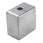 Super marine ANOAH317 OMC 50-140HP Алюминиевый кубический анод  Grey 40 x 25 x 41 mm