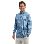 Pelagic 1015251000-slt-m Толстовка с капюшоном Exo Tech Brush Camo Slate 40x30x12