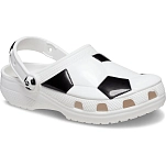 Crocs 210157-103b-j5 Деревянные башмаки Classic Soccer Ball White / Black 35x25x15 EU 37