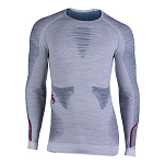 UYN U100015-W351-L/XL Базовый слой с длинным рукавом Ambityon Серый White Melange / Avio / Bordeaux L-XL
