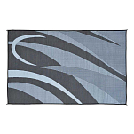 Stylish camping 672-GA1BLKSLVR ковер Graphic GA1  Black / Silver 2.43 x 3.65 m