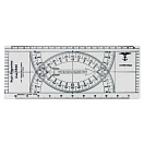 Купить Topoplastic 1990005 Линейка Cras Pocket  Clear 21 cm 7ft.ru в интернет магазине Семь Футов