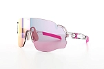 Спортивные очки HILX Savage (L) Shiny Crystal Grey Pink / Pink Lens, hsa00418-sv4pk16
