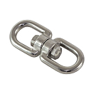 Купить Вертлюг Sumar 02908_swivel_pkg_10 пруток Ø8мм нагрузка 499/1250кг рым/рым 10шт/уп из нержавеющей стали AISI316 7ft.ru в интернет магазине Семь Футов