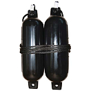 Купить Seachoice 50-79261 Twin Eye Комплект швартовых кранцев Черный Black 14 x 51 cm  7ft.ru в интернет магазине Семь Футов