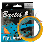 Baetis BALLS1 Lake S1 36 M Нахлыстовая Леска Оранжевый Light Blue / Orange