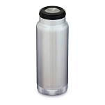 Klean kanteen 1008332 TKWide 32oz Термоблакон с изолированной крышкой-петлей Серебристый Brushed Stainless