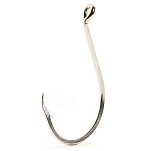 Mustad 92553S-SS-4-314-UNIT Classic Line Octopus Колючий Одноглазый Крючок 50 единицы измерения Серебристый Stainless Steel 4