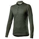 Купить Castelli 4520105075-M Базовый слой с длинным рукавом Tech Henley Зеленый Military Green M 7ft.ru в интернет магазине Семь Футов