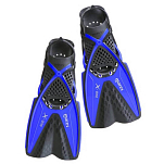 Ласты для снорклинга с открытой пяткой Mares X-One 410337 размер 44-47 синий