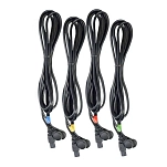 Compex cx601131 Кабели с защелкой 6PIN 4 Единицы Black 15x10x5