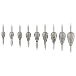 Garbolino GOMAM0510-0100 оливковый свинец Competition Inline Серебристый Black 1.00 g