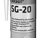 Силиконовый клей чёрный Sikasil SG-20 300 мл, Osculati 65.289.60