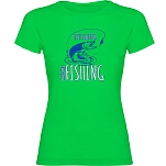Kruskis 11502280mc419 Футболка с коротким рукавом Life Is Better Fishing Light Green 30x25x2
