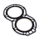 Прокладка под головку цилиндров Suzuki DT25-30, Recmar 1114196344_RM