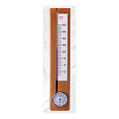 Купить Станция погоды настенная Termometros ANVI 20.1385 460х85мм барометр/термометр из дерева и латуни 7ft.ru в интернет магазине Семь Футов