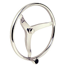Купить Seachoice 50-28481 Sports Wheel Серебристый  Stainless Steel / Turning Knob 343 mm  7ft.ru в интернет магазине Семь Футов