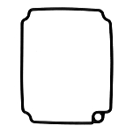 Уплотнение поплавковой камеры Skipper для Yamaha F75-100  SK67F-14984-00