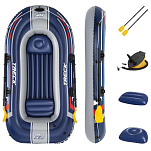 Bestway 961068 Hydro-Force Treck X2 Set Надувная лодка Голубой Multicolour 2 Places 