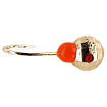 Mikado AM-POD-002-4.5-DG Mormishka Disco 4.5 Крючки С Одним Глазком 5 единицы Золотистый Gold 17 