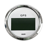 GPS-спидометр электронный, белый циферблат, нержавеющий ободок, выносная антенна, д. 85 мм KUS JMV00260_KY08109_sale