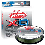 Berkley 1486813 X9 150 M Линия Серый  Lo-Vis Green 0.140 mm 