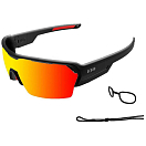 Купить Ocean sunglasses 3803.1X поляризованные солнцезащитные очки Race Shiny Black Red Nosepad / Tips/CAT3 7ft.ru в интернет магазине Семь Футов