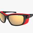 Спортивные очки Demetz Piment 2.0 / Matt Black / Matt Red Brown With Gold Mirror Cat.3, piment205163bk57
