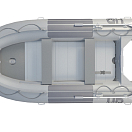 Лодка ПВХ Heavy Duty 370 AL Badger (Цвет-Лодка Серый) HD370 Badger Boat