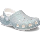 Купить Crocs 210986-100b-j5 Деревянные башмаки Classic Iridescent Glitter White 35x25x15 EU 37 7ft.ru в интернет магазине Семь Футов
