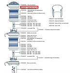 Уплотнительная прокладка DHR 70.99.00.55 183 x 144 x 2 мм для навигационных огней DHR70N/DHR70N Duplex