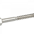 V4A Шурупы по дереву, шестигранная головка / Диаметр винта: 8 мм; Длина винта: 60 ​​мм; Упаковочная единица: 100 шт.