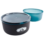 Gsi outdoors 77192 Ультралегкая складная миска + кружка Голубой Blue