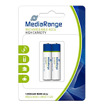 Mediarange 900239282 Mrbat122 Щелочные батареи типа ААА 2 единицы измерения Blue / White
