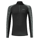 Loeffler 28601-990-54 Базовый слой с длинным рукавом Stripes Transtex® Серый Black 54