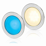 Hella marine HEL958340131 Slim 95 Белый и синий потолочный светильник Grey 95 mm