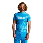 Slam a119001s00-w74-xxl Rash guard с коротким рукавом Foil Greek Blue 30x25x2 2XL