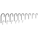 Купить Asari A625BS-5/0 Kirby 625 Крюк Серебристый  Bronze (25 pcs) 5/0  7ft.ru в интернет магазине Семь Футов