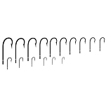 Asari A625BS-5/0 Kirby 625 Крюк Серебристый  Bronze (25 pcs) 5/0 