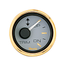 Купить Индикатор трима Faria Signature Gold Style 14507 Ø53мм(2") 12В 10-180Ом серый/золотистый для моторов Mercury/Mariner/Mercruiser/Volvo DP/Yamaha с 2001г. 7ft.ru в интернет магазине Семь Футов