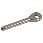 Talamex 02304107 Eye Terminal Серый  Silver 7 mm 
