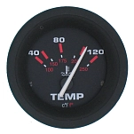 Veethree VEM62159E Amega 40-120°C Индикатор температуры воды Black 52 mm