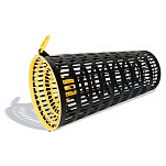 Amiaud 331031 PVC Conical Crawfish Trap Черный  Black / Yellow 28 x x 18 x 50 cm 