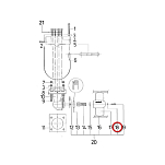 Шайба из нейлона Vetus R057N М5